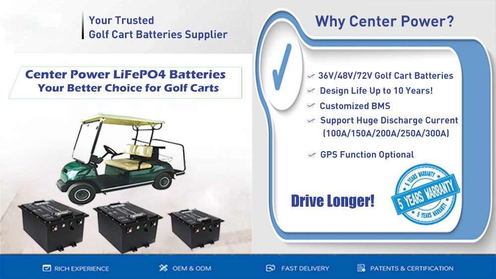 Custom high current BMS 51.2v lifepo4 lithium na baterya ng golf cart na baterya 48v-01 (1)